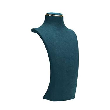 Imagem de Porta-joias colar pingente corrente joias busto manequim organizador suporte suporte fotografia adereço para colar, melhor suporte de exibição de joias para presente, One Size, Pequeno, Ágata