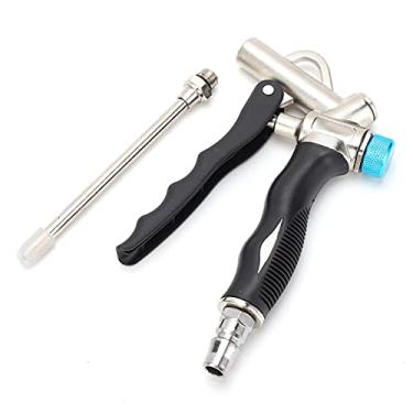 Imagem de Pistola de Sopro de Ar Bidirecional, Pressão Máxima 150psi, Fluxo de Ar Fácil de Controlar, Design Ergonômico, Peças Pesadas, Estrutura de Alumínio, Bico Estendido para Soprar