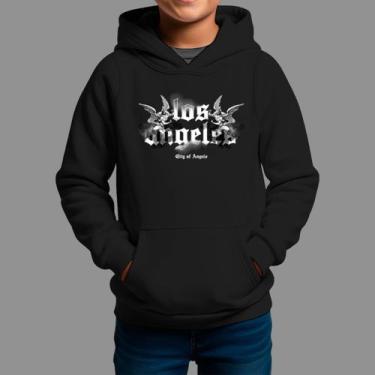 Imagem de Moletom Canguru Infanto Juvenil Algodão Casual Moda De Rua Inverno Blu