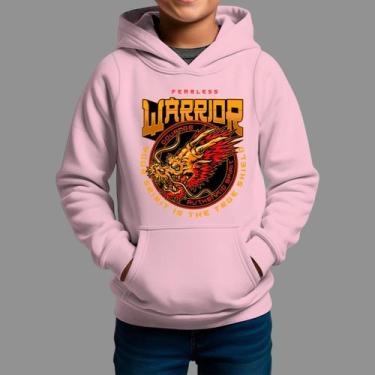 Imagem de Moletom Canguru Infanto Juvenil Algodão Casual Confortável Inverno Blu