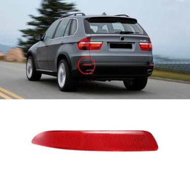 Imagem de BINB ROAD Refletor de para-choque traseiro lado do motorista 63217158949 compatível com BMW X5 E70 2006-2013, esquerdo