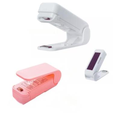 Imagem de Mini Máquina Seladora Portátil com Imã Vedação de Embalagem de Alimentos