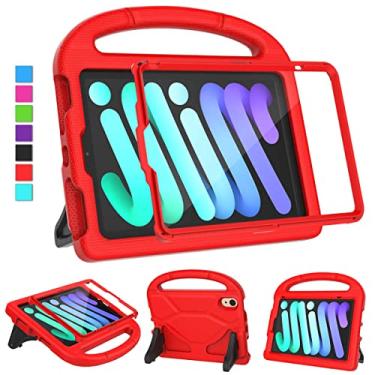 Imagem de MOXOTEK Capa infantil para iPad Mini 7 (A17 Pro) 2024 / Mini 6 2021, iPad Mini 7ª/6ª geração com protetor de tela, capa protetora durável à prova de choque com suporte para iPad de 8,3 polegadas,