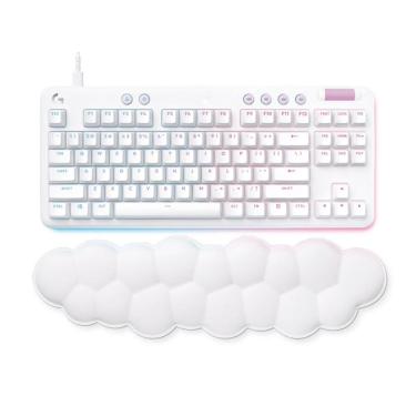 Imagem de Teclado Gamer Logitech G713 - RGB LightSync ABNT Switch GX Brown Tactile - Branco - 920-010701