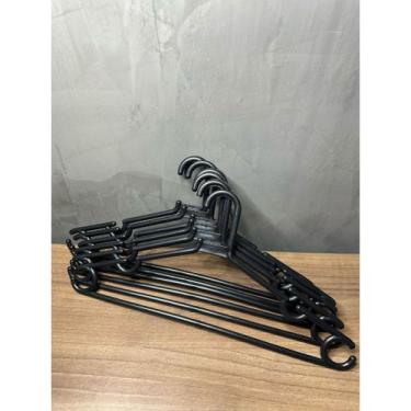 Imagem de Cabide adulto kit com 10 20 30 40 50 60 70 unidades reforçado para cal