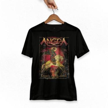 Imagem de Camiseta Bomber Banda Angra - 100% Algodão, G