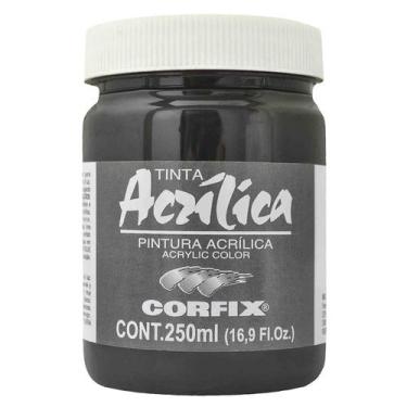 Imagem de Tinta Acrílica 250ml G1 121 Preto de Marte Corfix, 121 - PRETO DE MART