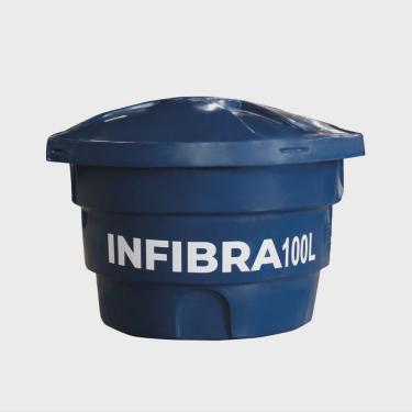 Imagem de Caixa d'água e Tampa 100 Litros Infibra