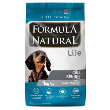 Imagem de Racao Cachorro Senior Porte Mini/Peq Fórmula Nat Life 15Kg