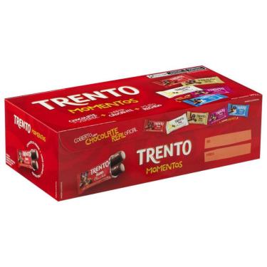 Imagem de Caixa de Bombom Trento Momentos com Cobertura de Chocolate 192g