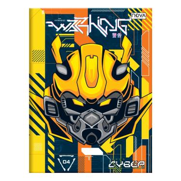 Imagem de Caderno Brochura Capa Dura Costurado 96 Folhas Pautadas 140x200 Cyber FSC