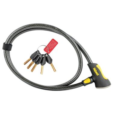 Imagem de Cadeado Espiral Onguard Akita 8039 Cabo Aço Chave Bike Moto