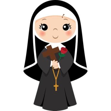 Imagem de Almofada Naninha para Bebê Santa Rita de Cassia 30 Cm de Altura