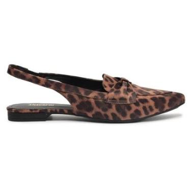 Imagem de Sapatilha Slingback Cetim  AnaCapri Feminina-Feminino