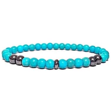 Imagem de Pulseira De Elastico Masculina Azul - Gafeno Acessórios, M
