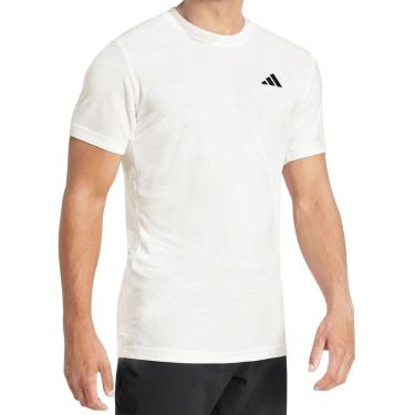 Imagem de Camiseta Adidas Tennis Pro Climacool+ Freelift Branca-Masculino