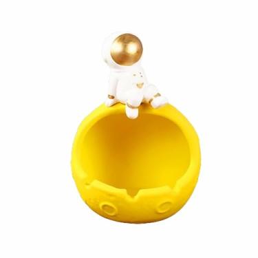 Imagem de Cinzeiro de mesa criatividade mulher bonita moda divertido cinzeiro de mesa moderno simples para fumar material de resina escritório de uso doméstico ornamentos (tamanho: Yellow)