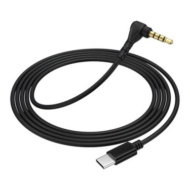 Imagem de Saipomor Nova3 Cord USB C to 4-Pole 3.5mm TRRS Audio Cable Compatible with SteelSeries Arctis Nova 3 Gaming Headset, Work for Android Phone, iPad, MacBook, PC, Laptop, PS5, Nintendo Switch – 1.5m