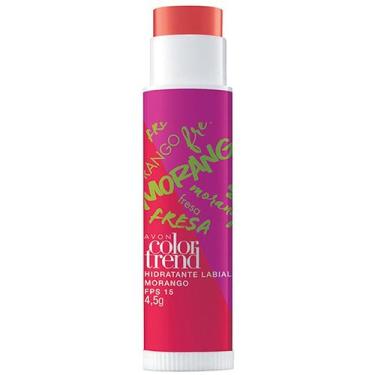 Imagem de AVON COLOR TREND BATOM HIDRATANTE MORANGO FPS15 4,5g