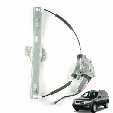 Imagem de SHOWSEN 751-296 Regulador de vidro elétrico dianteiro esquerdo do lado do motorista com ajuste de motor 2008-2012 Ford Escape 2008-2011 Mercury Mariner 8L8Z7823201A