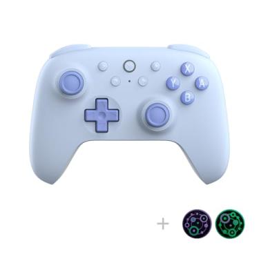 Imagem de 8Bitdo Ultimate 2C Hall Effect Joysticks Bluetooth Controller with Remappable L4/R4 Bumpers, 6-axis Motion Control, Rumble Vibration and Turbo Function for Switch (Blue)