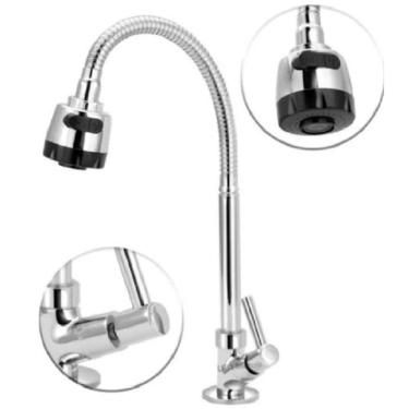 Imagem de Torneira Cozinha Mesa Bancada Gourmet 1/4 V
