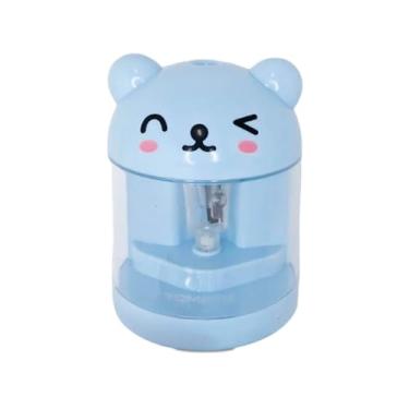 Imagem de Apontador de Lapis Eletrico Ursinho 2 Pilhas e Laminas Reserva