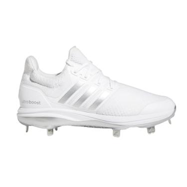 Imagem de adidas Ultra Boost DNA 5.0 Tênis de beisebol masculino casual - cinza, Branco nuvem/prata metálico/branco nuvem, 39