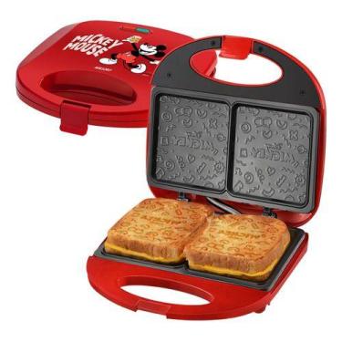 Imagem de Sanduicheira Mickey Mouse Funny Plates Mallory - 127v Cor Vermelho, 11