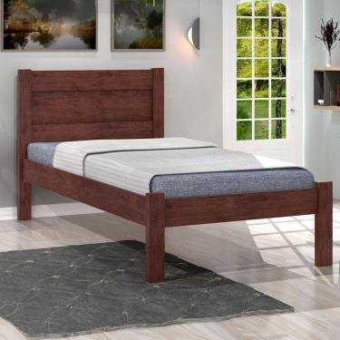 Imagem de Cama Solteiro Prisma Cappuccino - J&a Móveis