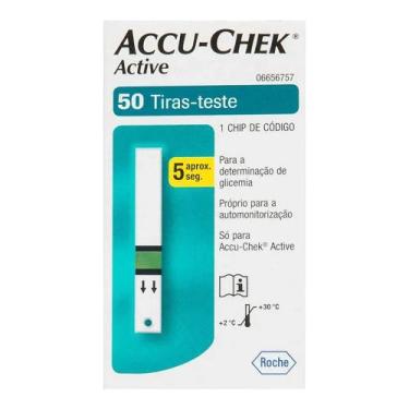 Imagem de Tiras Accu-Chek Active Roche 50 Unidades