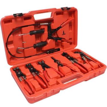 Imagem de Jogo De Alicates Para Abraçadeira De Mangueira Lorben 10 Pçs