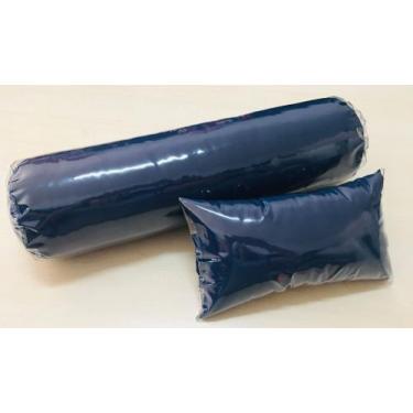 Imagem de Almofadas conforto para cadeira odontológica - CG Tecidos, azul marinh