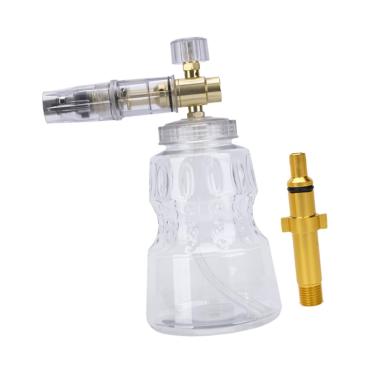 Imagem de WeiLaiKeQi Pulverizador de espuma de pressão Pulverizador de água Lavadora de pressão ajustável Garrafa de espuma de grande capacidade para limpeza doméstica, F Adpater
