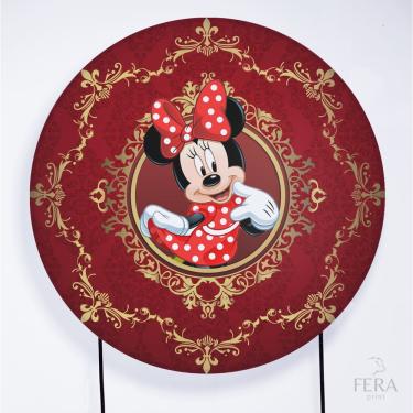 Imagem de Painel Decorativo para Festa 1,80x1,80 metros Vesti Fácil com Elástico Minnie - Fera Print