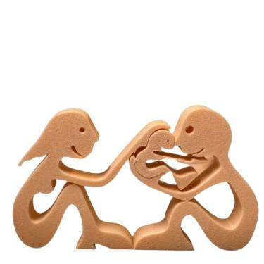 Imagem de Decoração Figuras Humanas Abstratas (Branco/Familia com Bebê)