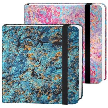 Imagem de FUNTO WACARCOLOR Journal, 6.3x6.3 ", 2 pacote, 24 folhas cada, prensa a frio de algodão 100%, 300gsm/140lb, bolso de papel interno, material de arte para mídia mista