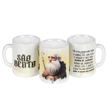 Imagem de Caneca branca católica santinhos (17394)