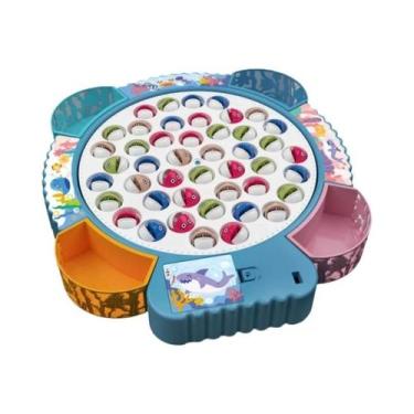 Imagem de Brinquedo De Pesca Elétrica Infantil Com Música, Peixe Giratório, Jogo