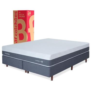 Imagem de Cama Box Queen Premium BF Ice Espuma NASA 158x198cm BF Colchões