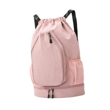 Imagem de YIJU Mochila esportiva para tênis, mochila decorativa, bolsa versátil para raquete de badminton, de basquete para academia e atividades ao ar livre, Rosa