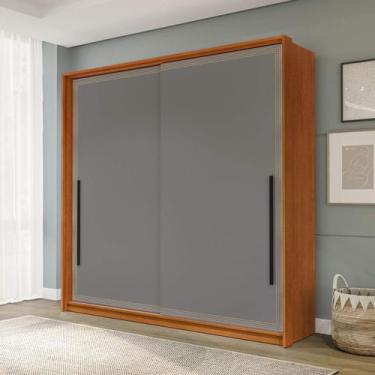 Imagem de Guarda Roupa 180,1cm com 2 Portas de Correr e 2 Gavetas 240835 Valênci