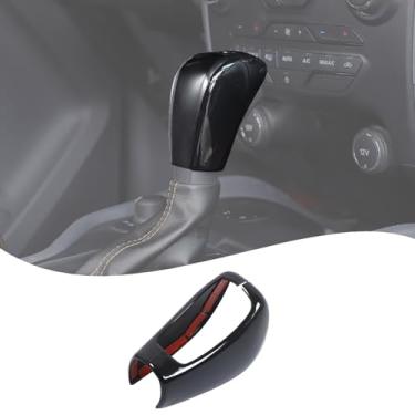 Imagem de Capa de cabeça do botão de mudança de marchas do carro compatível com Ford Everest/Ranger T6/T7 2015-2018 Tampa de cabeça do botão de mudança de marchas, capa protetora de engrenagem de carro
