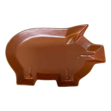 Imagem de Travessa Prato Formato Porco Em Cerâmica Feijoada Grande - Rufinos