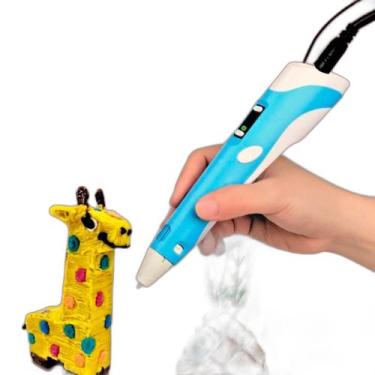 Imagem de Caneta 3D Educativo Impressora Cor Criativa - Relet