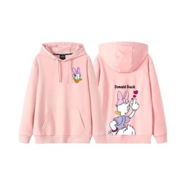 Imagem de Moletom com Capuz Anime Feminino Pato Donald e Margarida - Outono/Inve