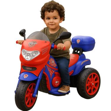 Imagem de Moto Eletrica Biemme Sprint Turbo Power 12V Spider com Capacete