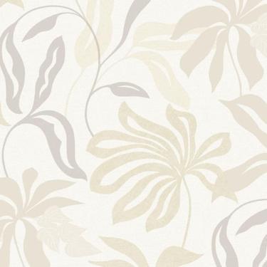 Imagem de Papel De Parede Marbelina Ii Folhagem Branco Ur3419