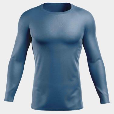 Imagem de Camisa Masculina com Proteção UV 50+ Manga Longa Poliéster TR4-Masculino