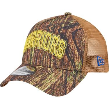 Imagem de Boné New Era 9Forty Aframe Trucker Golden State Warriors Allstar Game 2025 Fan Pack Grove Masculino-Masculino